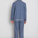 Wide Fit Trouser - Soft Blue