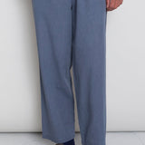 Wide Fit Trouser - Soft Blue