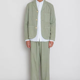 Wide Fit Blazer - Sage Summer Twill