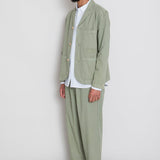 Wide Fit Blazer - Sage Summer Twill