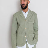 Wide Fit Blazer - Sage Summer Twill