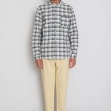 Relaxed Fit Shirt - Ecru Black Check