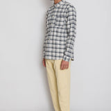 Relaxed Fit Shirt - Ecru Black Check