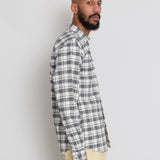 Relaxed Fit Shirt - Ecru Black Check