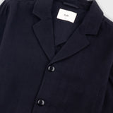 Patch Jacket - Soft Black Brushed Stripe
