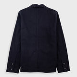 Patch Jacket - Soft Black Brushed Stripe