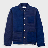 Assembly Jacket - Indigo Waffle Patchwork