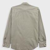 Herringbone Curve Shirt - Olive