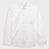 Herringbone Curve Shirt - Off White