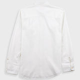 Herringbone Curve Shirt - Off White