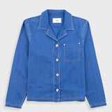 Worker Overshirt - Denim Herringbone