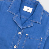 Worker Overshirt - Denim Herringbone