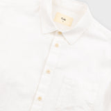 Relaxed Fit Shirt - Ecru Seersucker