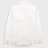 Relaxed Fit Shirt - Ecru Seersucker