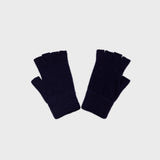 Iona Fingerless Gloves - Navy