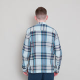 Patch Shirt - Ocean Blue Check