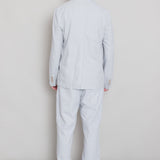 Cotton Linen Blazer - Mist Blue