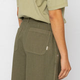 Folk | Folk Baggy Trouser - Light Olive Chunky Ripstop