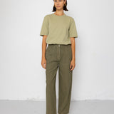 Folk | Folk Baggy Trouser - Light Olive Chunky Ripstop