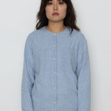 Folk | Folk Riviera Shirt - Blue Linen