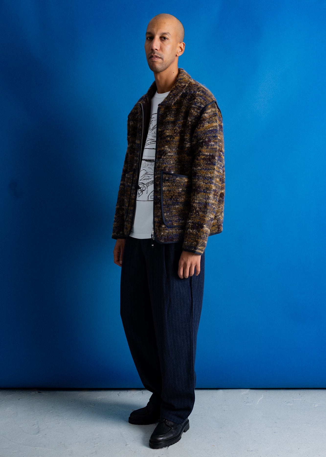 Folk | Folk Bound Jacket - Multi Texture Wool