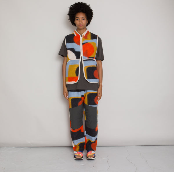Folk x Speedo Puzzle Zip Gilet - Wave Jacquard