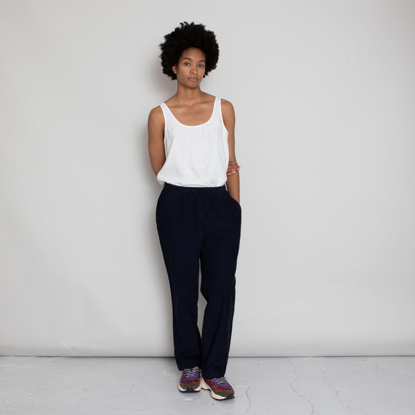 Drawcord Signal Pant - Navy Cord