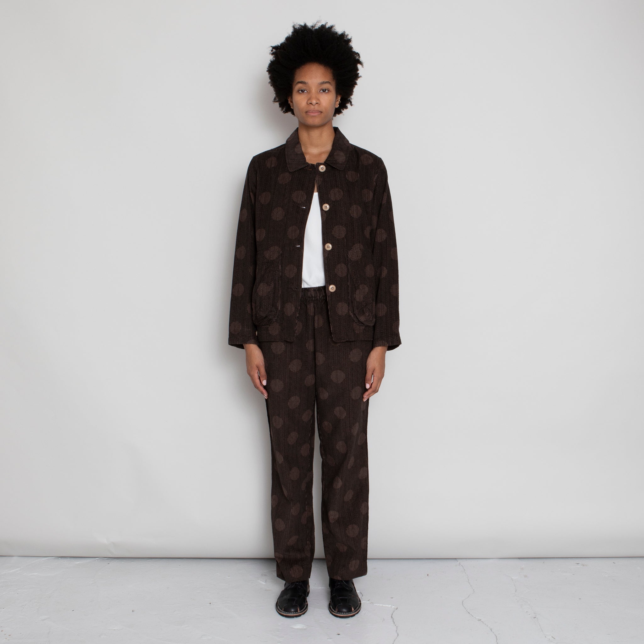 Folk | Prism Jacket - Brown Polka Cord