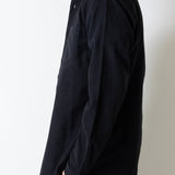 Klassisches Hemd – Schwarzer Flanell