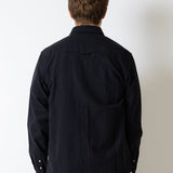 Klassisches Hemd – Schwarzer Flanell