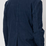 Cotton Linen Blazer - Dark Navy