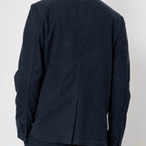 Cotton Linen Blazer - Soft Black