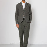 Cotton Linen Trouser - Dark Sage