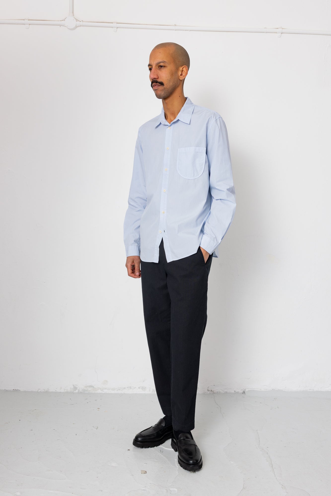 Folk | Folk Curve Shirt - Light Blue