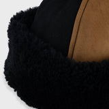 Cawley | Sheepskin Cap - Tan / Black