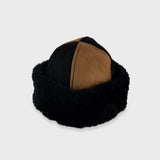 Cawley | Sheepskin Cap - Tan / Black