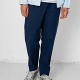 Drawcord Assembly Pant - Dark Navy Crinkle