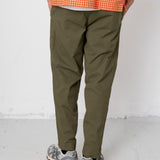 Folk | Folk Drawcord Assembly Pant - Dark Olive Seersucker