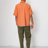 Folk | Folk Drawcord Assembly Pant - Dark Olive Seersucker