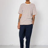 Drawcord Assembly Pant - Navy Herringbone