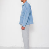 Folk | Folk Drawcord Assembly Pant - Silver Grey Cotton Linen