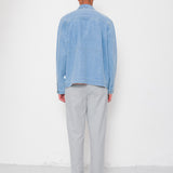 Folk | Folk Drawcord Assembly Pant - Silver Grey Cotton Linen