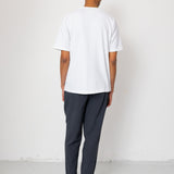 Drawcord Assembly Pant - Slate Blue Herringbone