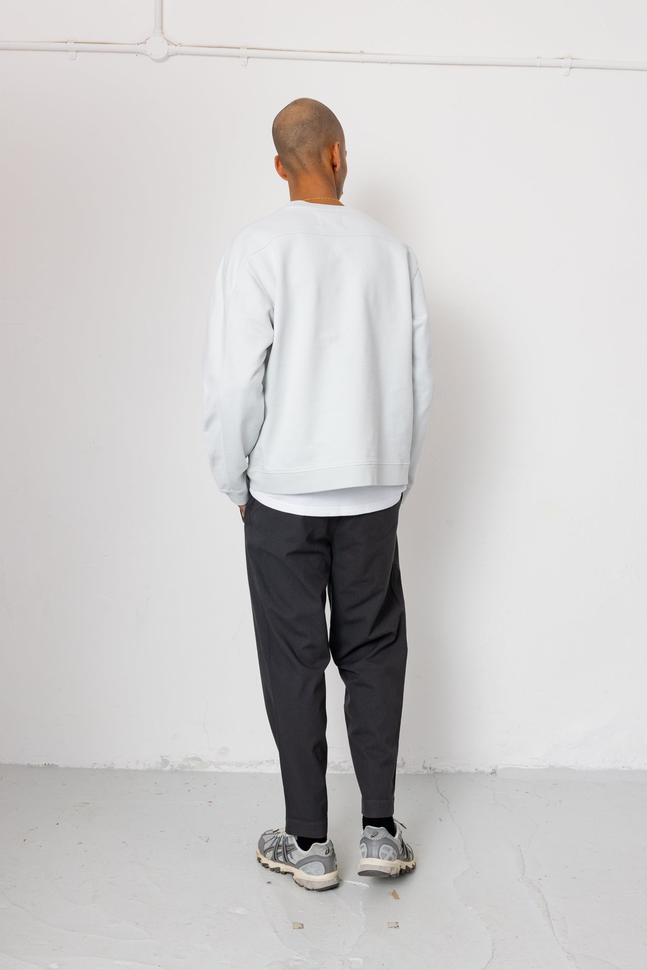 Folk | Folk Drawcord Assembly Pant - Soft Black Ministripe