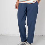 Folk | Folk Drawcord Assembly Pant - Navy Herringbone