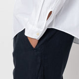 Folk | Folk Drawcord Assembly Pant - Black Cotton Linen