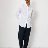 Folk | Folk Drawcord Assembly Pant - Black Cotton Linen