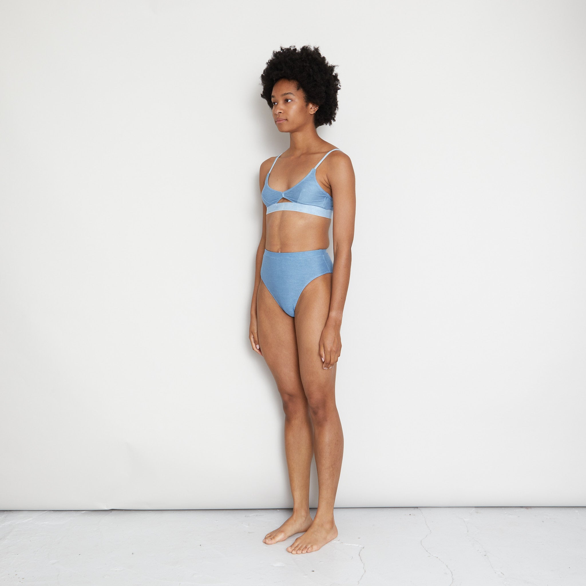 Pamba | Pamba - High Waisted Pants - Blue Lagoon