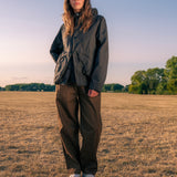 Baggy Trousers - Brown Denim