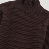 Funnel Neck Jumper - Coffee